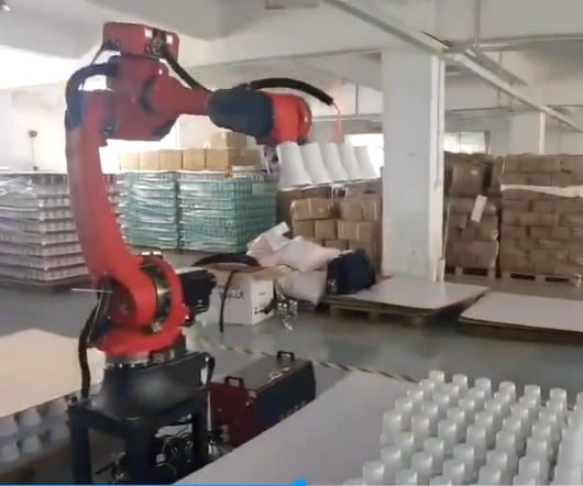 borunte robot used in cups stacking borunte robot used in cups stacking